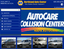 Tablet Screenshot of northlandautocenter.com